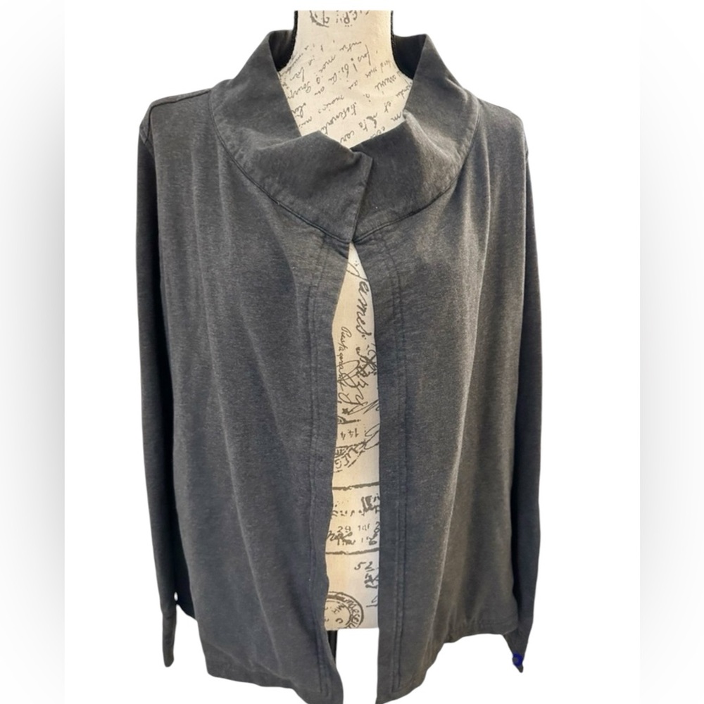 Lululemon Wrap Cardigan Gray Women’s Siize 4 Cotton Blend (hole)
